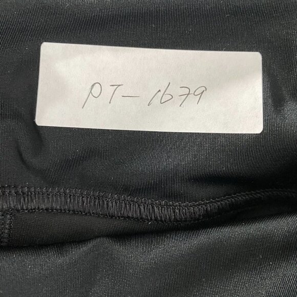 Spanx Velvet Shine Leggings Black Gold Polyester Blend Pull On‎ Women's Small - Picture 2 of 8